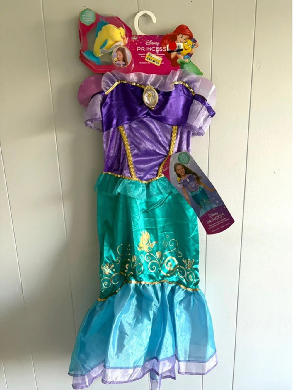 Girls size 4-6 Disney Princess Ariel Mermaid Costume